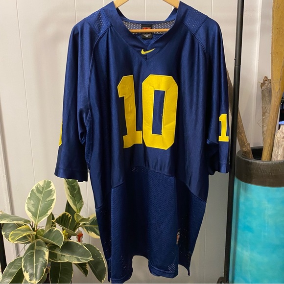 Vtg Nike Team Tom Brady 10 Michigan Wolverines College Football Stitched Sewn - Picture 2 of 15